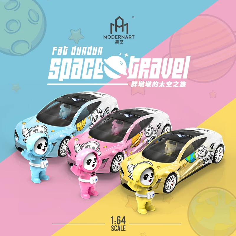 Time Micro 1:64 Modern Art Roadster Толстая космическая панда с фигуркой литая модель автомобиля
Time Micro 1:64 Modern Art Roadster Толстая космическая панда с фигуркой литая модель автомобиля