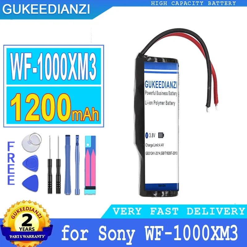 GUKEEDIANZI Battery for Sony WF-1000XM3, Charging Case, Big Power, 14430 2 Line, 1200mAh
GUKEEDIANZI Battery for Sony WF-1000XM3, Charging Case, Big Power, 14430 2 Line, 1200mAh