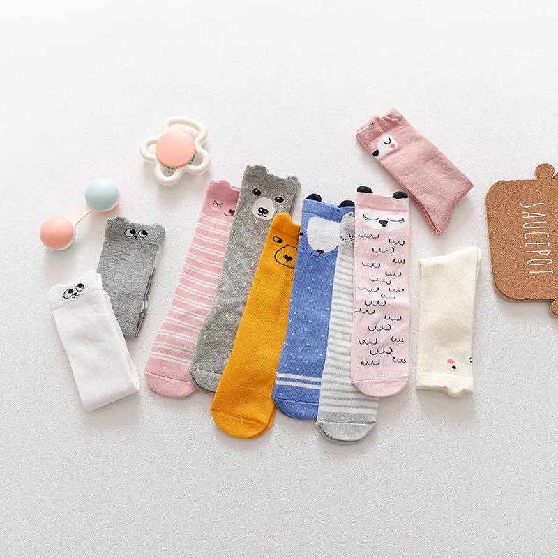 Korean Cartoon Terylene Cotton Children's Socks Three-dimensional Ear Midtube Baby Socks Non-slip Floor Socks
Korean Cartoon Terylene Cotton Children's Socks Three-dimensional Ear Midtube Baby Socks Non-slip Floor Socks
