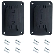 HOT 10 Sets Of Tool Mounting Brackets For Dewalt 20V 12V M18 Lithium Battery With Stainless Steel Screws (Black)
HOT 10 Sets Of Tool Mounting Brackets For Dewalt 20V 12V M18 Lithium Battery With Stainless Steel Screws (Black)