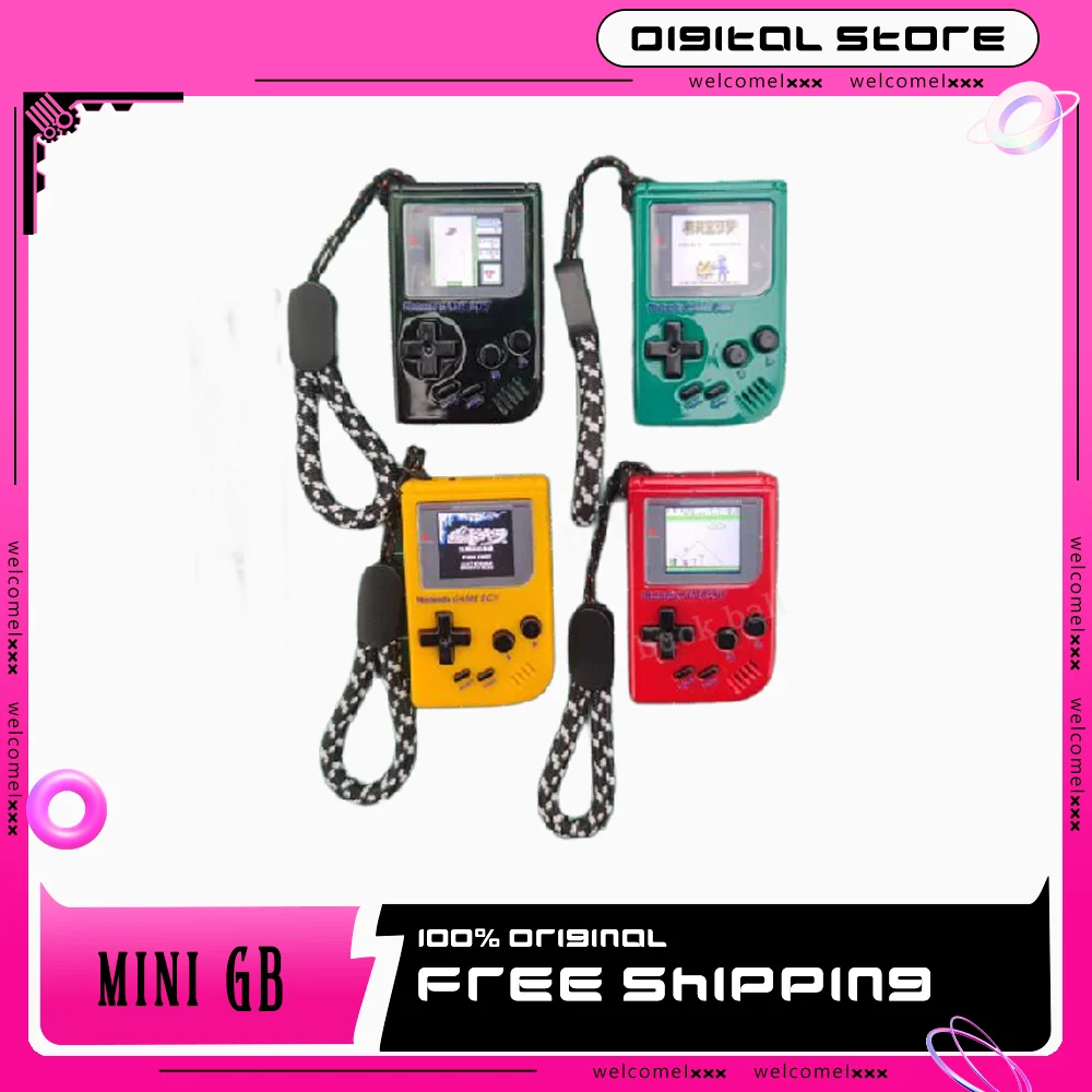 

Mini GB Handheld Game Console With Tf Card Mini Portable Game Console With 160*144 Screen Resolution 100+Game Boy Birthday Gifts