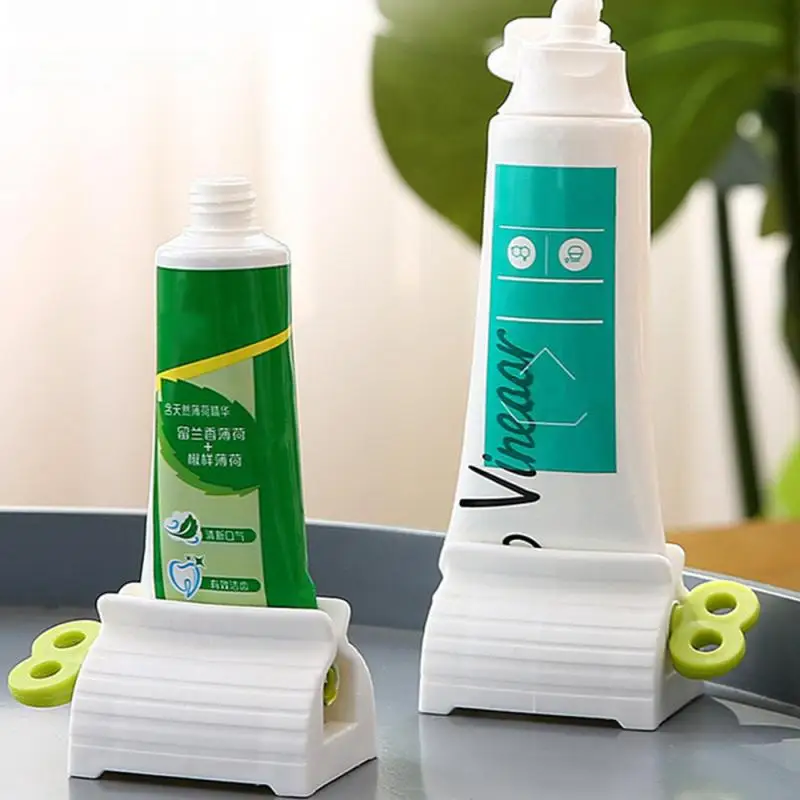 

Home Toothpaste Dispenser Squeezer Bathroom Accessories Toothpaste Holder Organizer Hair Dye Cosmetic Creative Squeezer No Waste