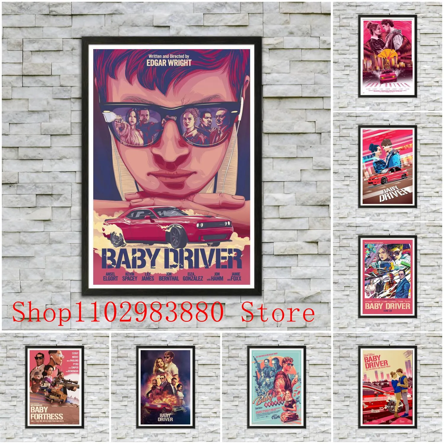 Baby Driver Movie Poster Canvas Painting Posters and Prints Wall Art Picture Home Living Room Decor
Baby Driver Movie Poster Canvas Painting Posters and Prints Wall Art Picture Home Living Room Decor