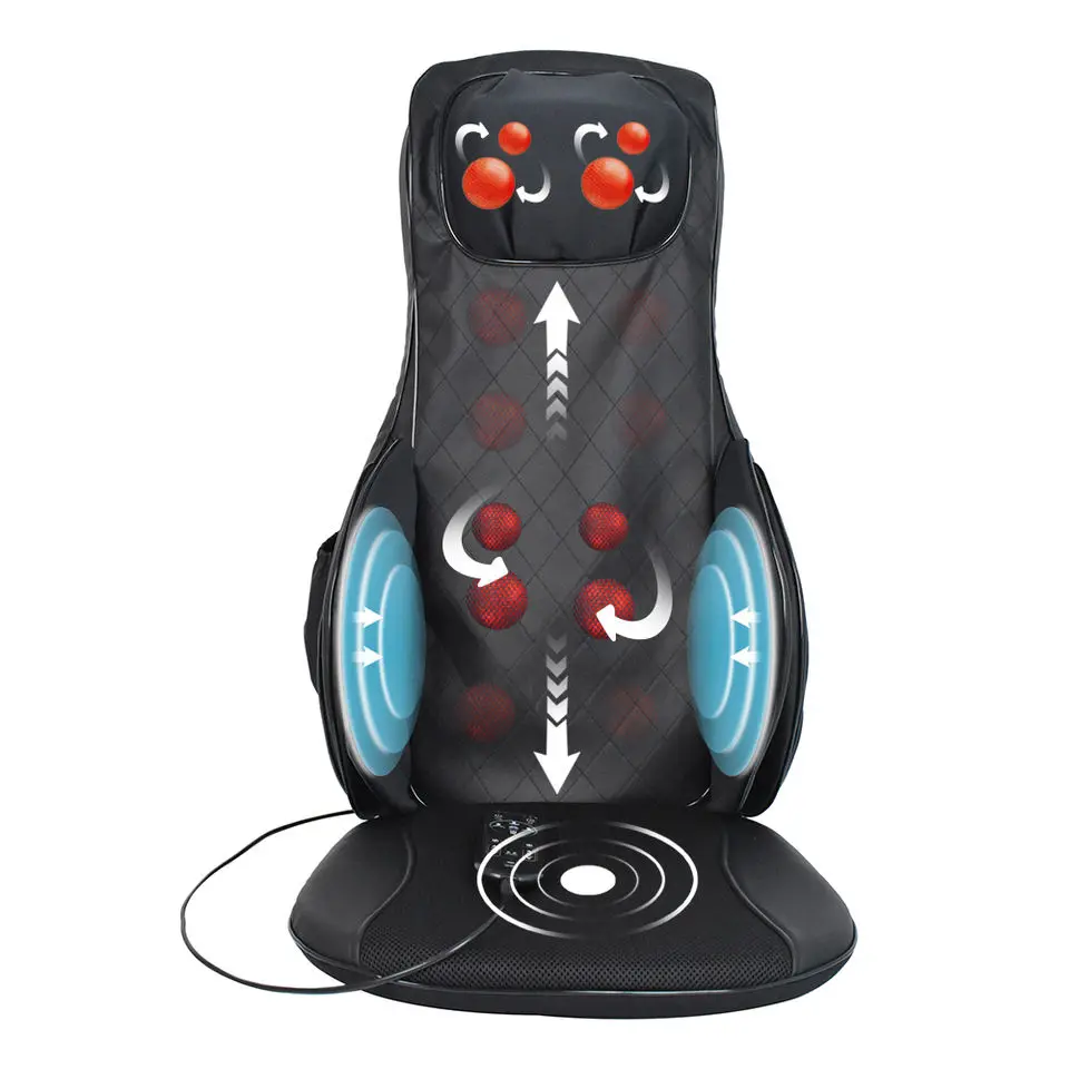 Factory Direct Popular Design Shiatsu Full Back Massage with Heat Deep Kneading Cushion for Car Home Use 
Factory Direct Popular Design Shiatsu Full Back Massage with Heat Deep Kneading Cushion for Car Home Use