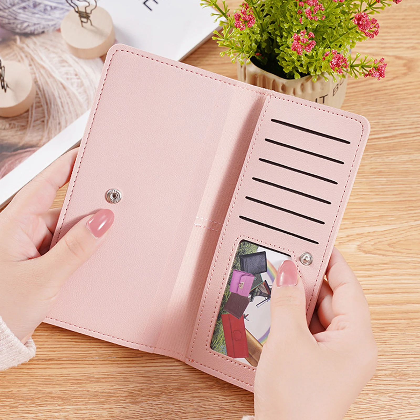 1 шт., ультратонкий держатель для кредитных карт, из искусственной кожи 
1 шт., ультратонкий держатель для кредитных карт, из искусственной кожи