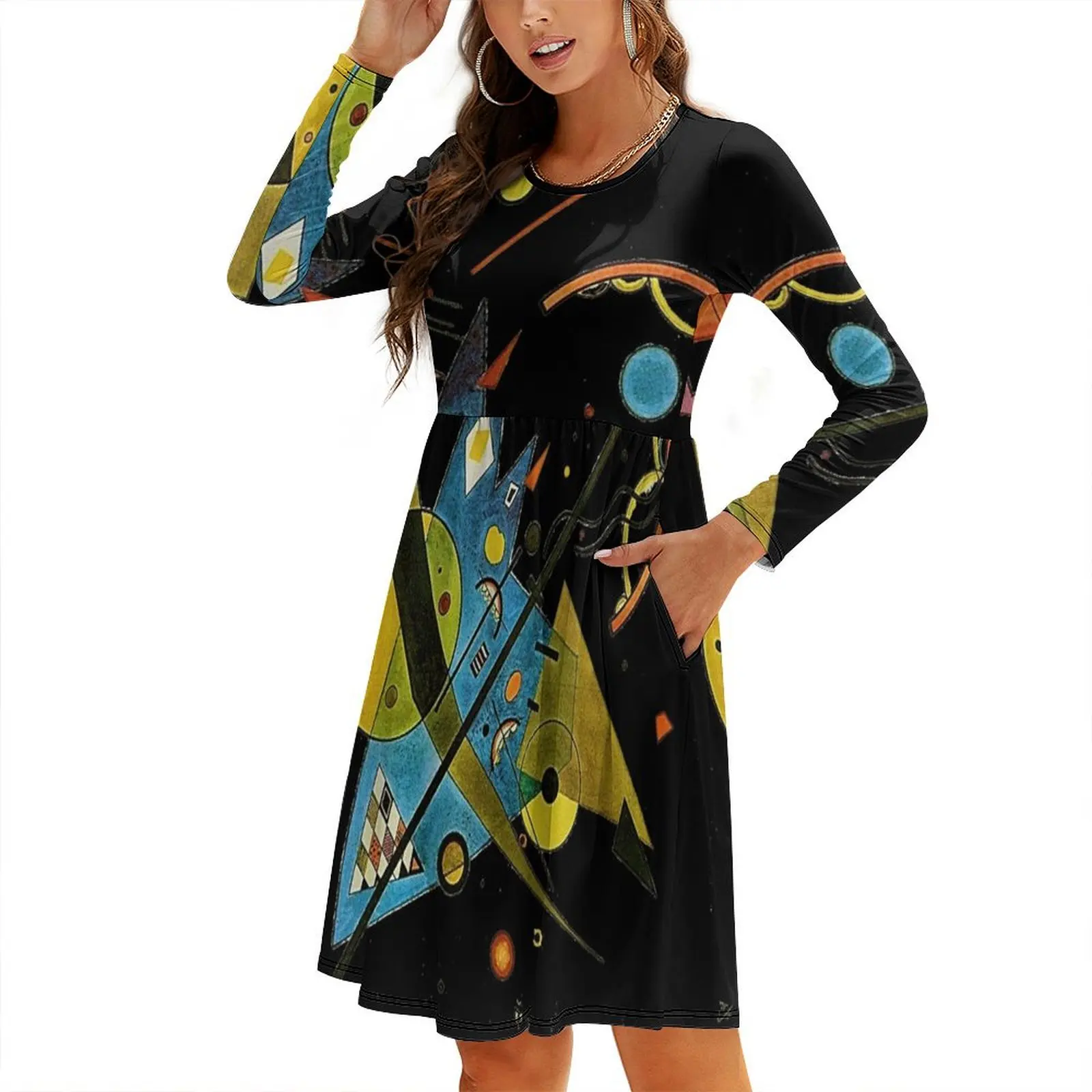 HD. Arch in Point, by Wassily Kandinsky Round Neck Baggy Dress luxury woman evening dress summer dresses for women 2024
HD. Arch in Point, by Wassily Kandinsky Round Neck Baggy Dress luxury woman evening dress summer dresses for women 2024