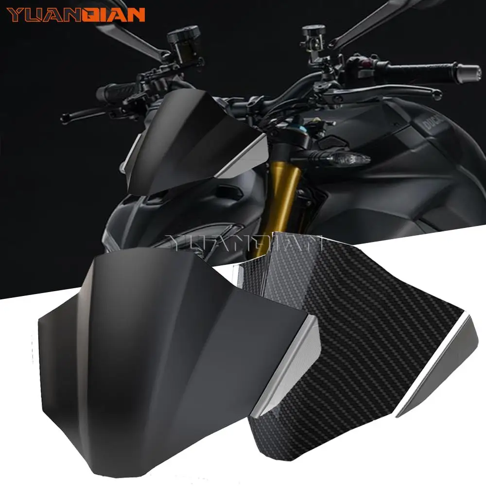 For DUCUATI Streetf V4S 2024 2023 2022 2021 2020 Motorcycle Accessories Windshield Windscreen Wind Shield screen Air Deflector
For DUCUATI Streetf V4S 2024 2023 2022 2021 2020 Motorcycle Accessories Windshield Windscreen Wind Shield screen Air Deflector
