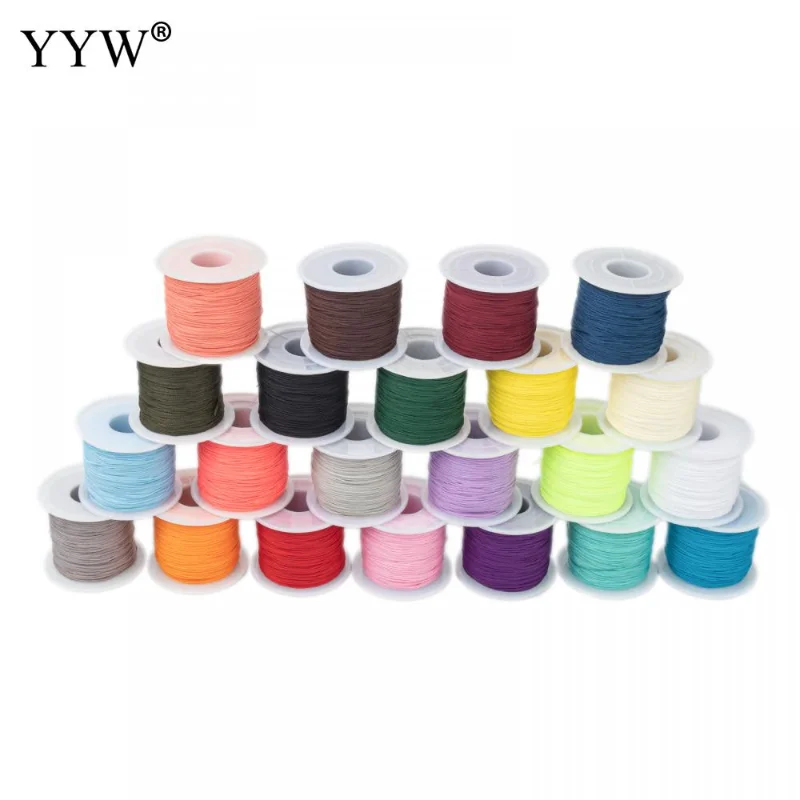 120M/Roll 0.8mm Nylon Cord Thread Chinese Knot Macrame Cord Bracelet Braided String DIY Tassels Beading Shamballa Thread
120M/Roll 0.8mm Nylon Cord Thread Chinese Knot Macrame Cord Bracelet Braided String DIY Tassels Beading Shamballa Thread