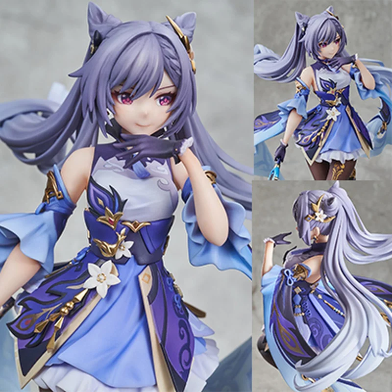 Genshin Impact Figures Keqing Anime Peripheral Figures Garage Kit Action Collectible Pvc Model Toy Children Decoration Gift 
Genshin Impact Figures Keqing Anime Peripheral Figures Garage Kit Action Collectible Pvc Model Toy Children Decoration Gift