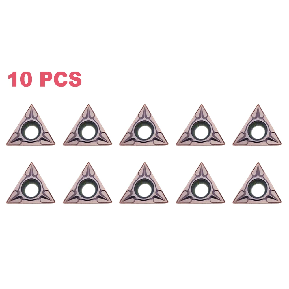 Turning Tools TCMT110204 Insert Carbide For Stainless Steel Kit Metalworking Replacement TCMT21.51 11mm 10Pcs/set
Turning Tools TCMT110204 Insert Carbide For Stainless Steel Kit Metalworking Replacement TCMT21.51 11mm 10Pcs/set