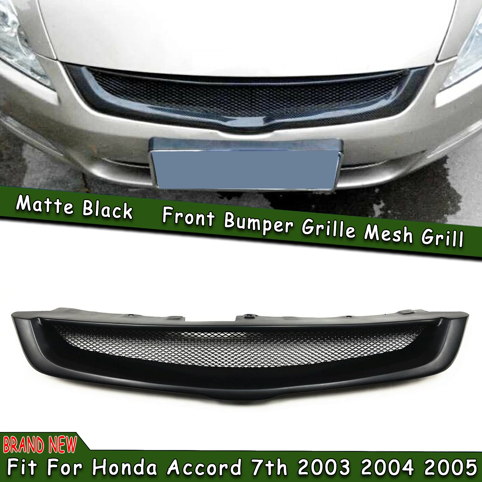 Front Grille Racing Grills Car Upper Bumper Hood Mesh Grid For Honda Accord 7th 4 Door 2003 2004 2005
Front Grille Racing Grills Car Upper Bumper Hood Mesh Grid For Honda Accord 7th 4 Door 2003 2004 2005