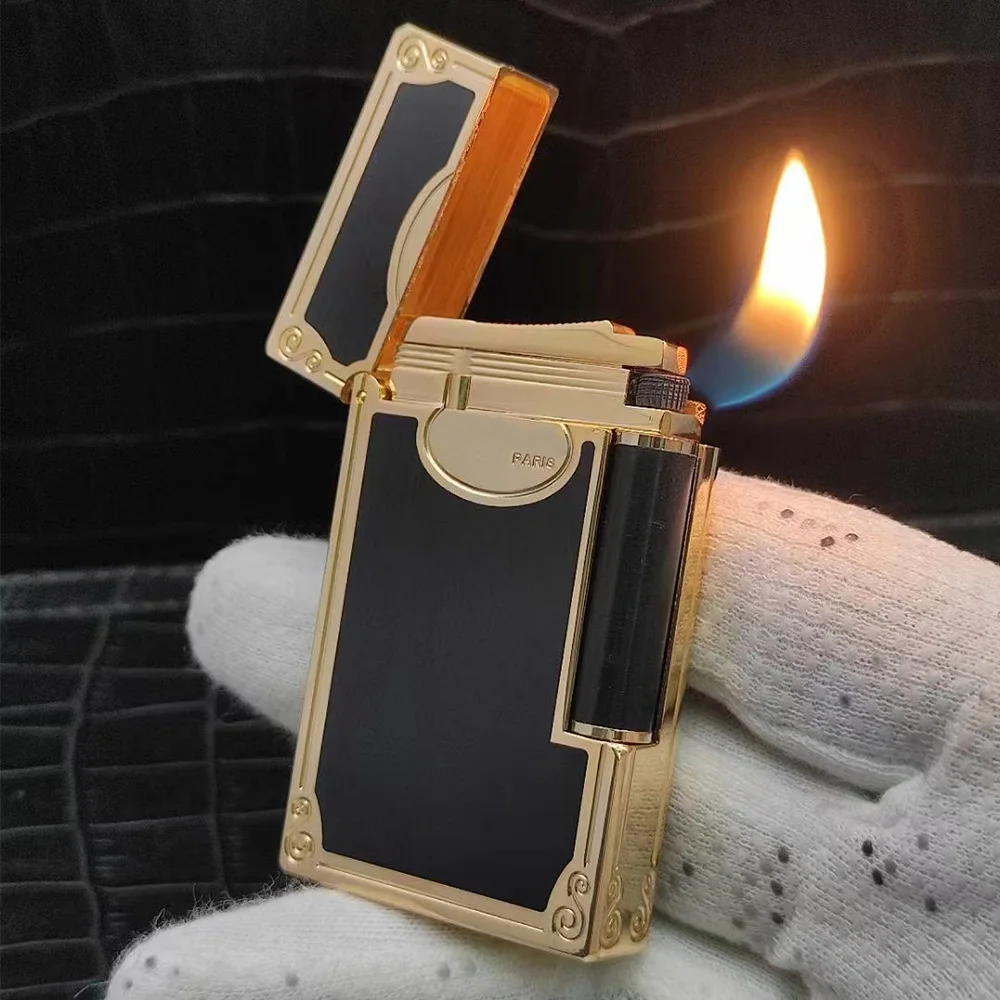 Retro Light Luxury Ligne 2 Tobacco Cigar Cigarette gas Lighter oblique flame Men Smoking Butane Lighter Bright Sound Windproof
Retro Light Luxury Ligne 2 Tobacco Cigar Cigarette gas Lighter oblique flame Men Smoking Butane Lighter Bright Sound Windproof