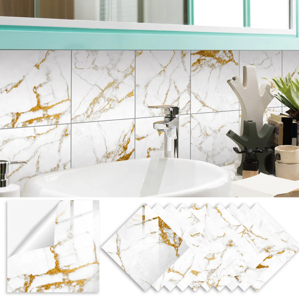 10pcSimulated Marble Tile Floor Sticker PVC Waterproof Self-adhesive For Living Room Toilet Kitchen Home Floor DecorWall Sticker
10pcSimulated Marble Tile Floor Sticker PVC Waterproof Self-adhesive For Living Room Toilet Kitchen Home Floor DecorWall Sticker