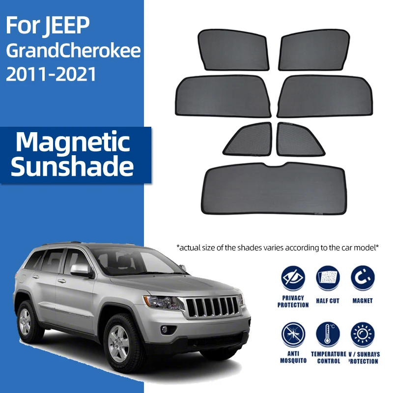 Magnetic Car Sunshade Front Windshield Rear Side Window Sun Shade Curtain Shield For Jeep GRAND CHEROKEE 2005-2021 CHEROKEE 2014
Magnetic Car Sunshade Front Windshield Rear Side Window Sun Shade Curtain Shield For Jeep GRAND CHEROKEE 2005-2021 CHEROKEE 2014