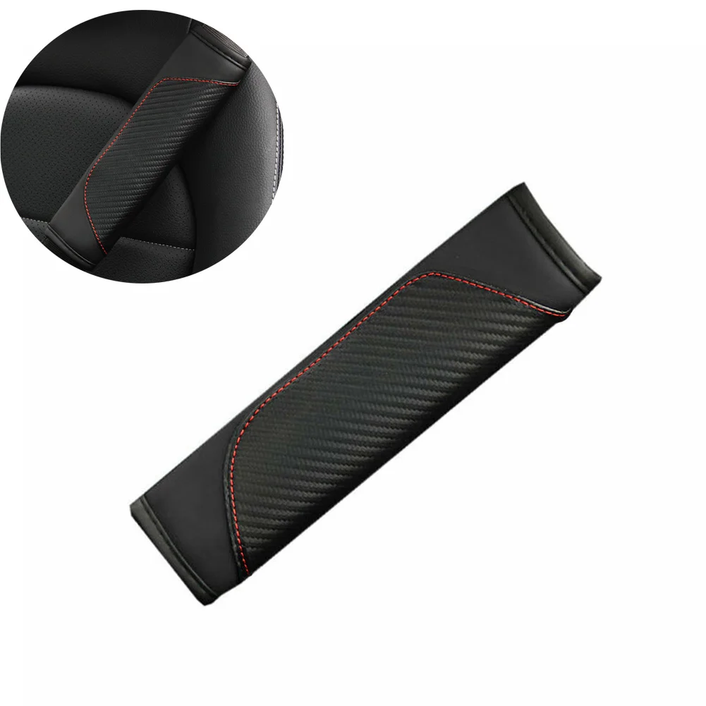 Car Seat Belt Cover - Brand New, High Quality PU Leather, Carbon Fiber Style, 23*6.5cm, Universal Fitment, Good Ventilation
Car Seat Belt Cover - Brand New, High Quality PU Leather, Carbon Fiber Style, 23*6.5cm, Universal Fitment, Good Ventilation