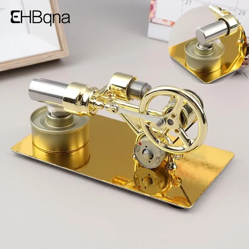 

Hot Air Stirling Engine Motor Model Fluid Dynamic Physics Experimental Model Educational Science Toys