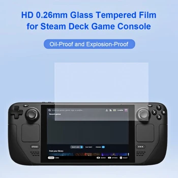 1/2/3Pack Tempered Glass For Steam Deck Game Console Anti-Scratch 9H Protective Film For Steam Deck 7inch Screen Accessories