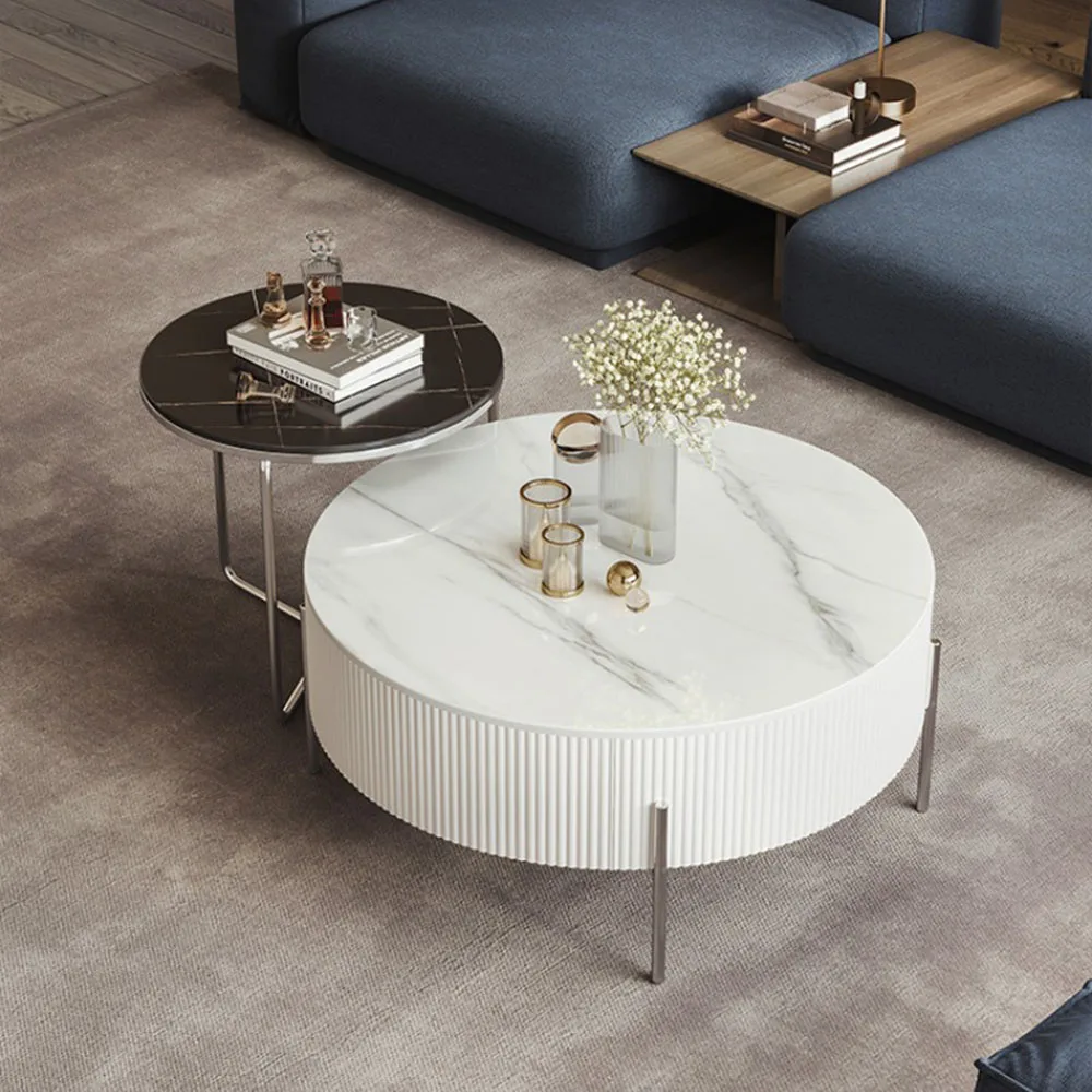 White Simple Coffee Tables Designer Center Round Large Entryway Coffee Tables Modern Side Mesa De Centro Interior Decorations
White Simple Coffee Tables Designer Center Round Large Entryway Coffee Tables Modern Side Mesa De Centro Interior Decorations