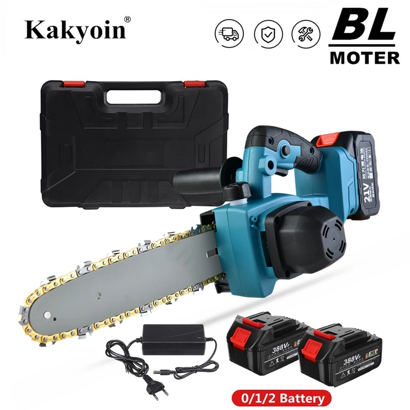 10/12 Inch 3200W Brushless Cordless Electric Saw Chainsaw Oil Chain saw with 2PCS Battery Brushless Motor Power Tool for Makita
10/12 Inch 3200W Brushless Cordless Electric Saw Chainsaw Oil Chain saw with 2PCS Battery Brushless Motor Power Tool for Makita