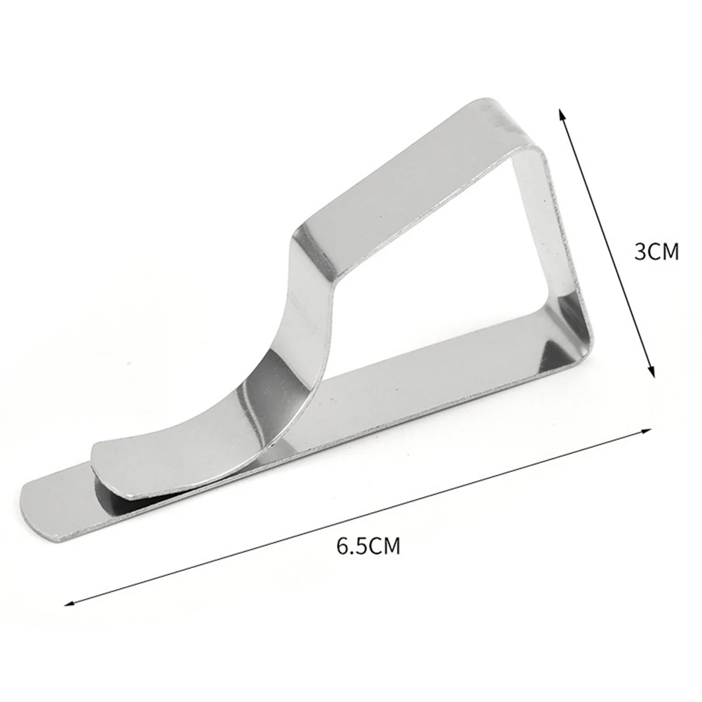Fixing Clip Tablecloth Holders Table Cloth Clips Picnic Stainless Steel Triangle Tablecloth Clip Wedding 6.5*3cm
Fixing Clip Tablecloth Holders Table Cloth Clips Picnic Stainless Steel Triangle Tablecloth Clip Wedding 6.5*3cm
