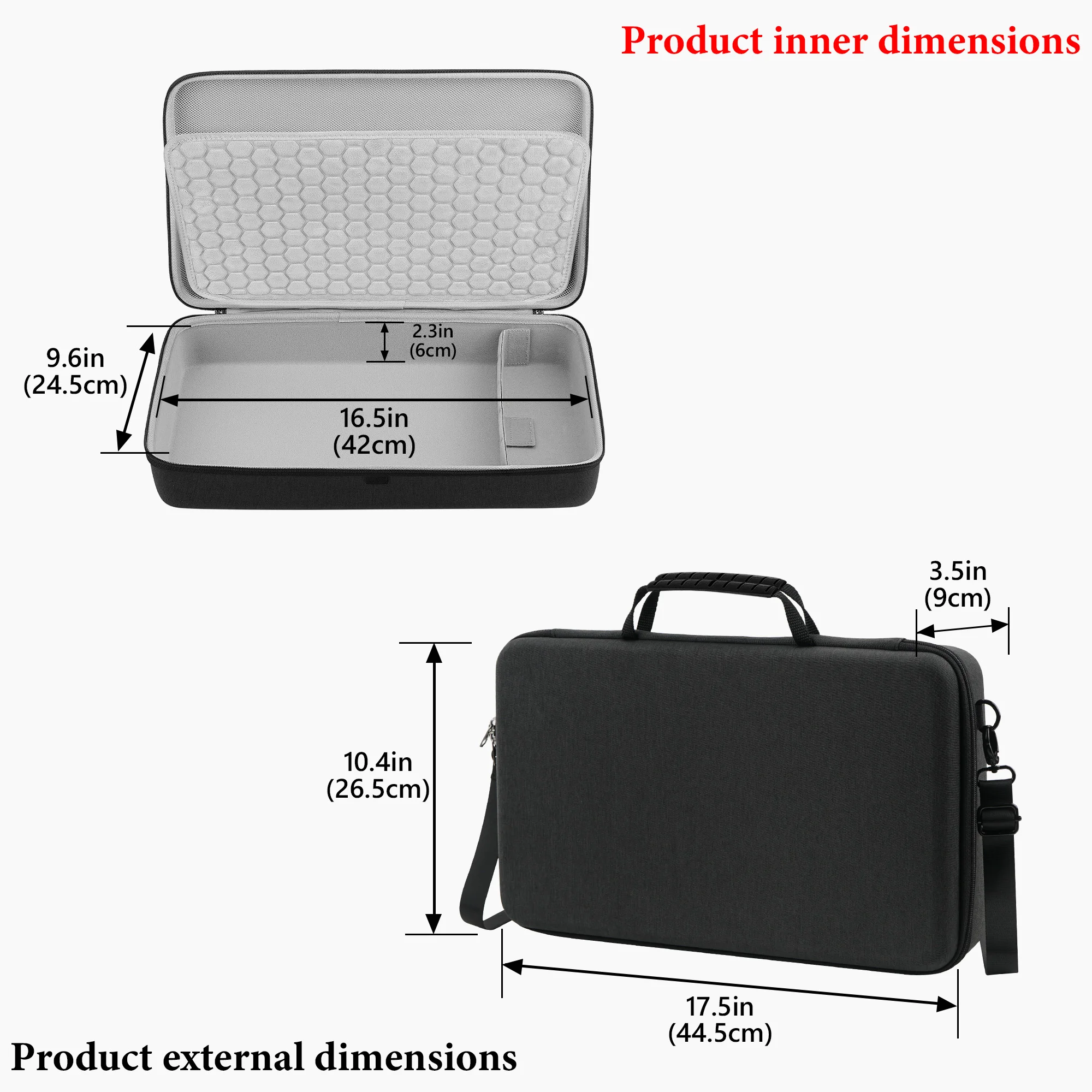 Audio Interface Carrying Case, Compatible Arturia - MicroFreak / MicroBrute UFO / DrumBrute Impact Audio Interface Carrying Case, Compatible Arturia - MicroFreak / MicroBrute UFO / DrumBrute Impact