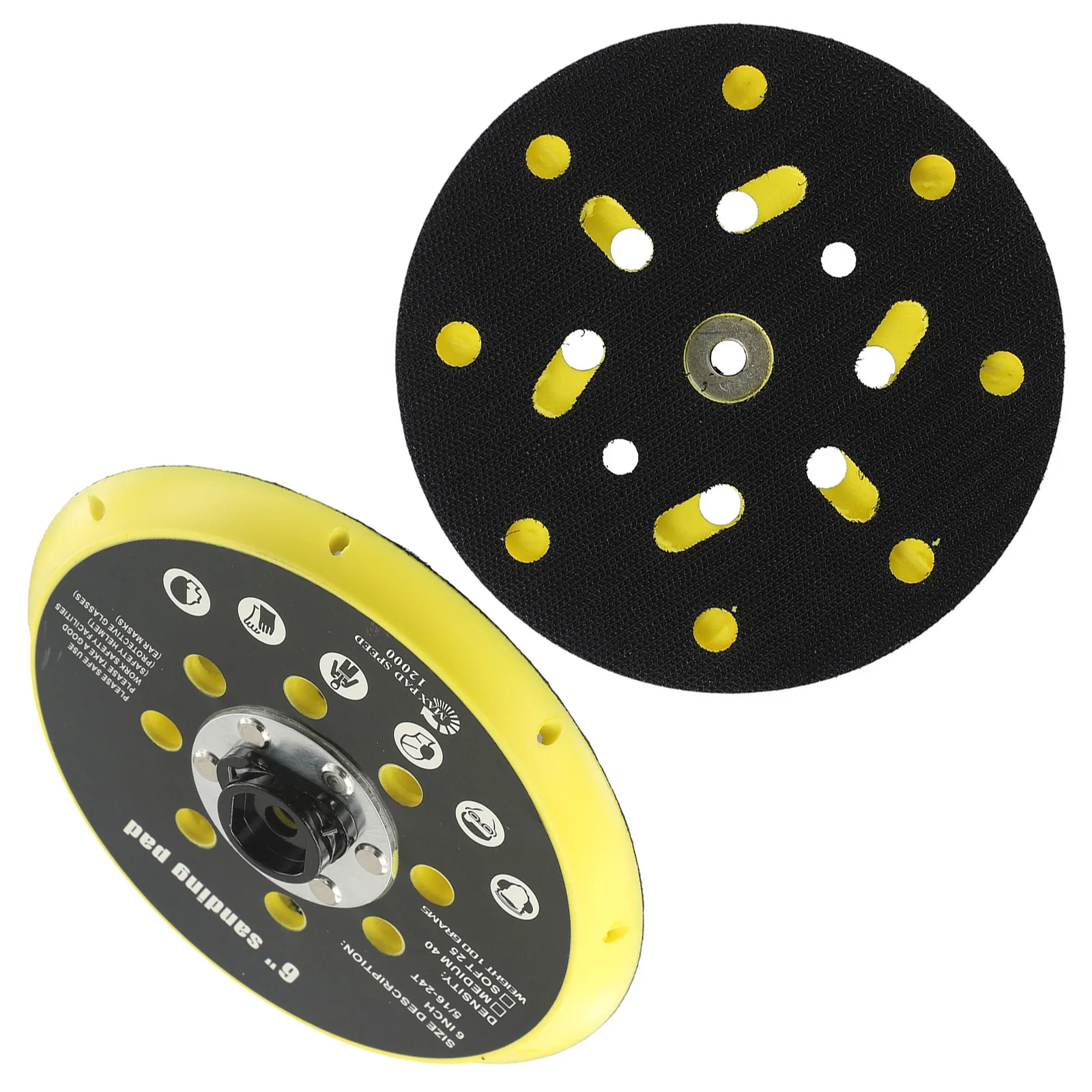 150mm 17-Holes Sanding Disc Backing Pad For Festool ES150 ET2 ES / ETS 150 For BO6030 BO6040 Hook Loop Sander Polishing Pad
150mm 17-Holes Sanding Disc Backing Pad For Festool ES150 ET2 ES / ETS 150 For BO6030 BO6040 Hook Loop Sander Polishing Pad