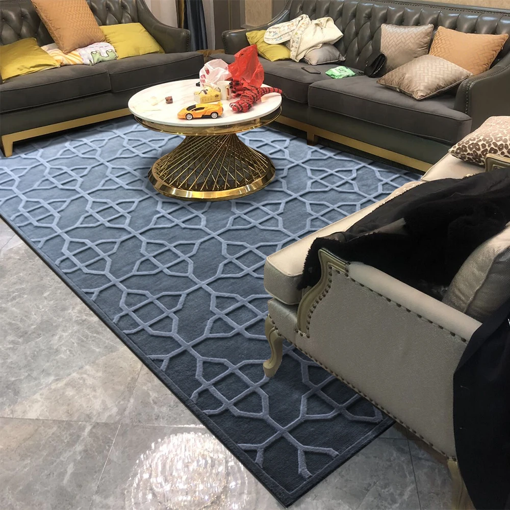 Chinese Rugs Cut Pile Rug Wool Yarn Carpet for Living Room