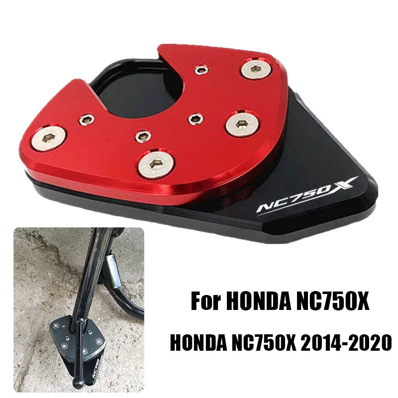 For HONDA NC750X NC 750X NC750 X 2014-2020 Motorcycle CNC Foot Side Stand Pad Plate Kickstand Enlarger Support Extension
For HONDA NC750X NC 750X NC750 X 2014-2020 Motorcycle CNC Foot Side Stand Pad Plate Kickstand Enlarger Support Extension