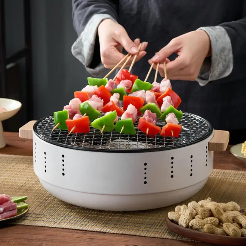 Barbecue Grill Charcoal Stove Heat-insulating BBQ Stove Split Barbecue Rack Barbecue Grilled Meat Fried Steak Stove
Barbecue Grill Charcoal Stove Heat-insulating BBQ Stove Split Barbecue Rack Barbecue Grilled Meat Fried Steak Stove