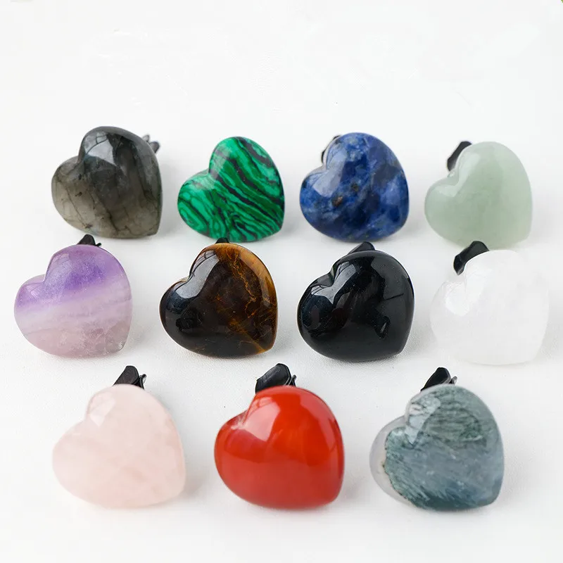 12pcs Natural Crystal Stone 20mm 30mm Heart Car Air Outlet Decoration Rose Quartz Aventurine Car Interior Ornament Clip
12pcs Natural Crystal Stone 20mm 30mm Heart Car Air Outlet Decoration Rose Quartz Aventurine Car Interior Ornament Clip