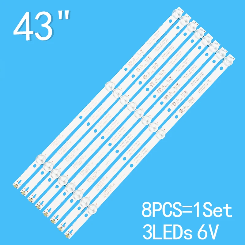 New 8PCS/lot For 43" TV Philips 43PFT4002 43DL4012N K430WDK3 K430WDC1 A1 A3 4708-K43WDC-A3113N11
New 8PCS/lot For 43" TV Philips 43PFT4002 43DL4012N K430WDK3 K430WDC1 A1 A3 4708-K43WDC-A3113N11
