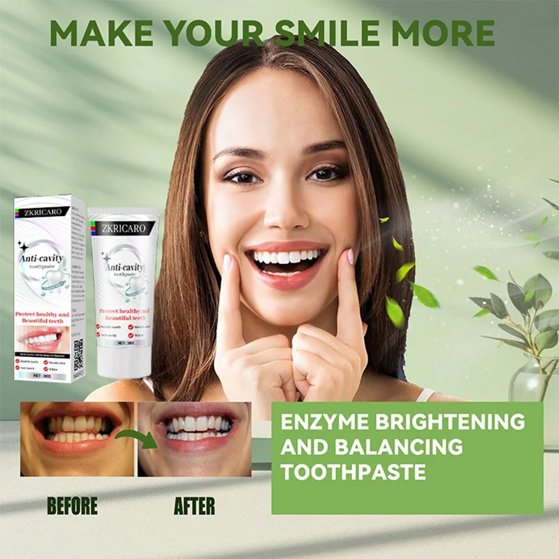 Probiotics, Brightening, Toothpaste, Deep Cleansing, Tooth Yellowing, Stains, Teeth Repair, Fresh Breath
Probiotics, Brightening, Toothpaste, Deep Cleansing, Tooth Yellowing, Stains, Teeth Repair, Fresh Breath