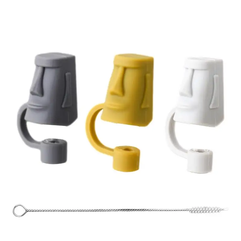 Drinking Cup Straw Cover Silicone Straw Cover With Cleanig Brush Reusable Airtight Dustproof Tumbler Straw Bottle top Sucker Lid
Drinking Cup Straw Cover Silicone Straw Cover With Cleanig Brush Reusable Airtight Dustproof Tumbler Straw Bottle top Sucker Lid