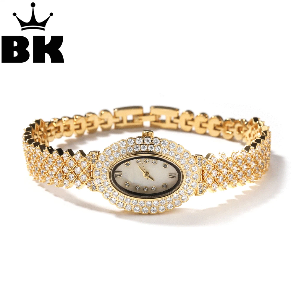 THE BLING KING Vintage CZ Luxury Dress Watch Oval Dial Quartz Wrsitwatch For Women Shine Full Round 5A Cubic Zircon Metal strap
THE BLING KING Vintage CZ Luxury Dress Watch Oval Dial Quartz Wrsitwatch For Women Shine Full Round 5A Cubic Zircon Metal strap