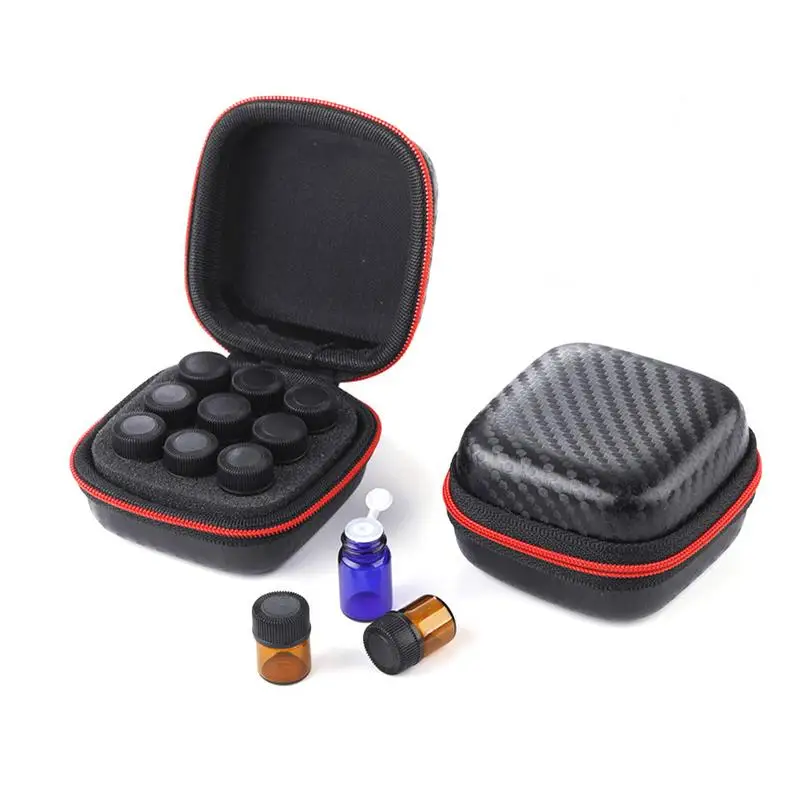 9 Compartments Essential Oil Case Travel Portable 1-3ml Oil Bottles Storage Box Shock-Proof Nailpolish Organizer Carrying Holder
9 Compartments Essential Oil Case Travel Portable 1-3ml Oil Bottles Storage Box Shock-Proof Nailpolish Organizer Carrying Holder