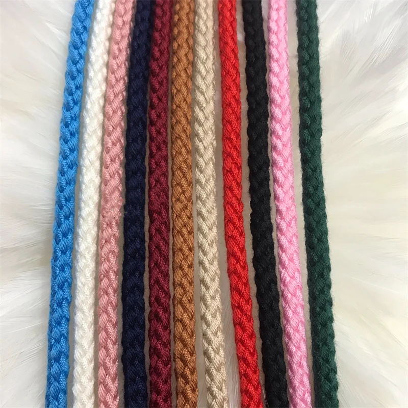 Monochrome Cotton Rope for DIY, Hand-Woven Sweater Drawstring, Pocket Cord, Hat Cord, 5mm x 500cm
Monochrome Cotton Rope for DIY, Hand-Woven Sweater Drawstring, Pocket Cord, Hat Cord, 5mm x 500cm