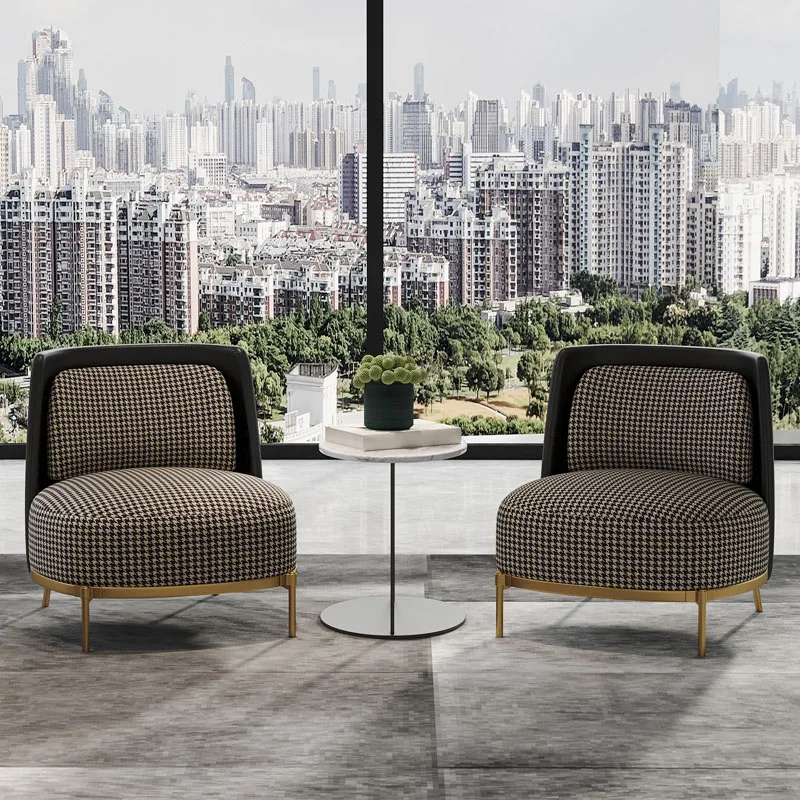 Leather Fabric Chairs Metal Luxury Office Room Salon Styling Mid Century Modern Chair Minimalist Stoelen Designer Furniture
Leather Fabric Chairs Metal Luxury Office Room Salon Styling Mid Century Modern Chair Minimalist Stoelen Designer Furniture