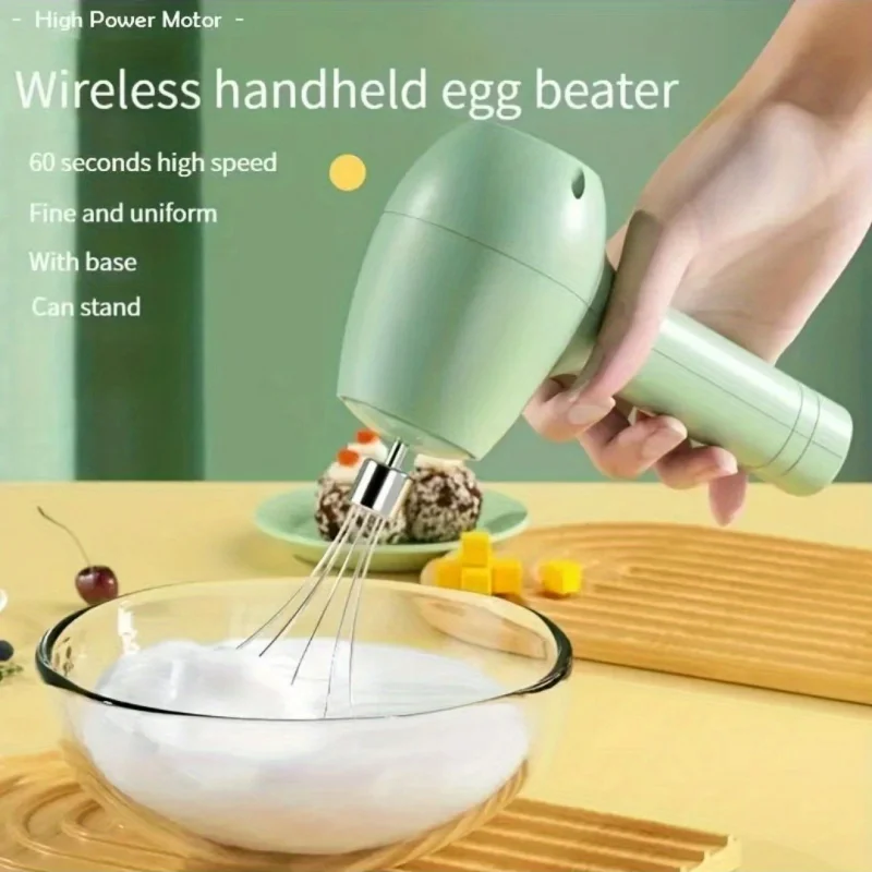 1pc Electric Hand Mixer, 3-Speed Egg Beater Whisk Breaker, Electric Home Appliances Stirrer, Food
1pc Electric Hand Mixer, 3-Speed Egg Beater Whisk Breaker, Electric Home Appliances Stirrer, Food