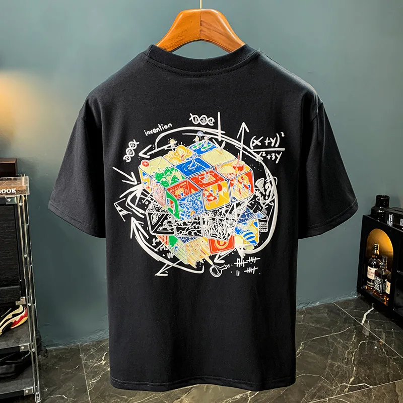 PrintingTT-shirt Men's Summer New Street Trend Versatile Loose Quick-Drying T-shirt Thin Breathable High-End Top
PrintingTT-shirt Men's Summer New Street Trend Versatile Loose Quick-Drying T-shirt Thin Breathable High-End Top