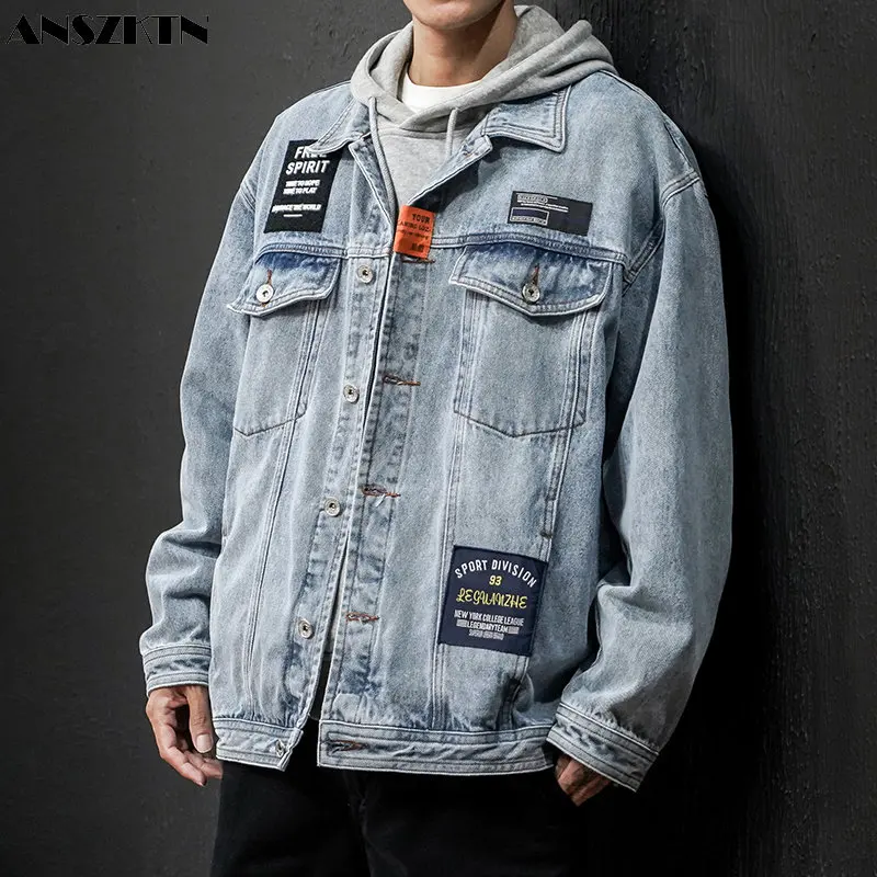 ANSZKTN New Fall 2022 Japanese Macheda plus-size embroidered labelled denim jacket
ANSZKTN New Fall 2022 Japanese Macheda plus-size embroidered labelled denim jacket