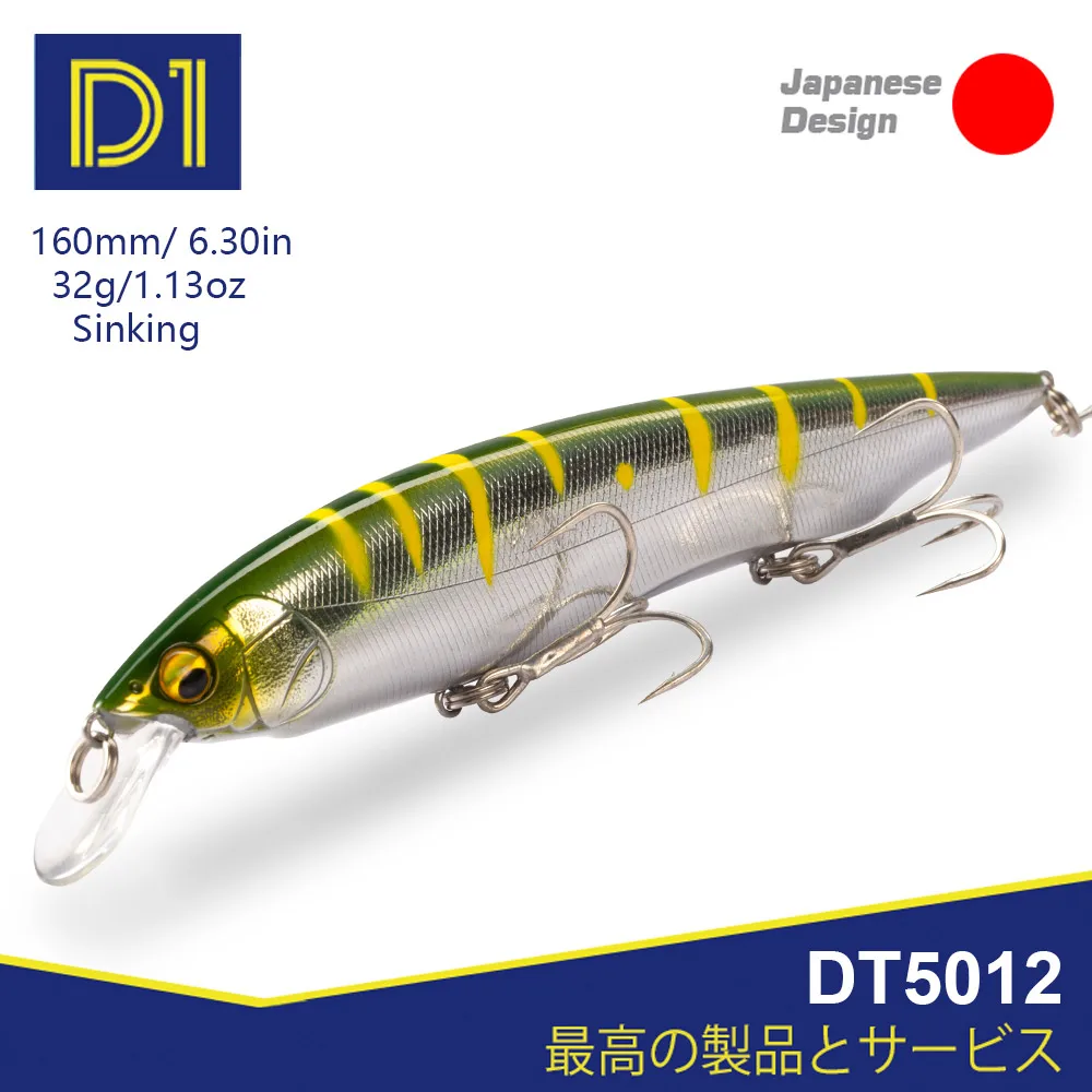 D1 Jerk Minnow Fishing Lures 160mm/28g Artificial Hard Sinking Wobblers 16 colors For Bass Pike Perch 2021 Fishing Tackle DT5012
D1 Jerk Minnow Fishing Lures 160mm/28g Artificial Hard Sinking Wobblers 16 colors For Bass Pike Perch 2021 Fishing Tackle DT5012