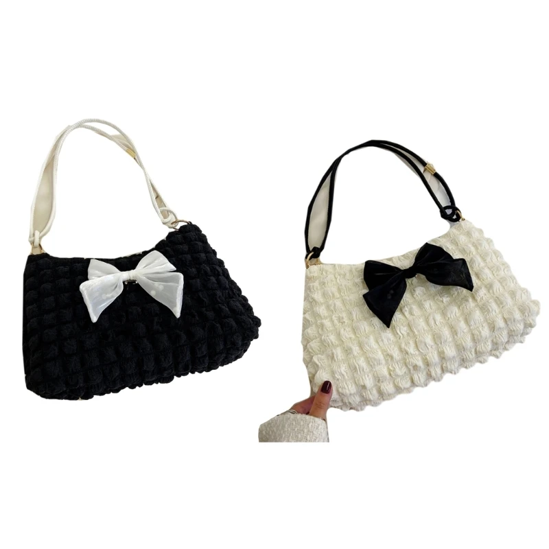 New Fashion Pleated Bag Handbag Tote Bag Shoulder Bags for Girl Women Bowknot Bags Trendy Underarm Bag Versatile Lady Purse
New Fashion Pleated Bag Handbag Tote Bag Shoulder Bags for Girl Women Bowknot Bags Trendy Underarm Bag Versatile Lady Purse