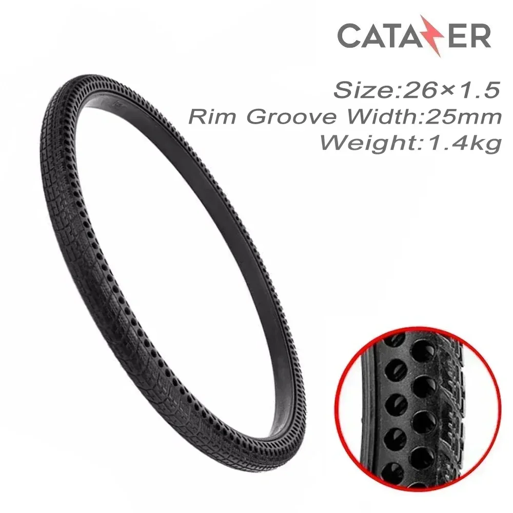 26 Inch 26x1.5 Bicycle Honeycomb Solid Tire Durable Rubber Airless Tyre Tubeless Solid Tyre for MTB
26 Inch 26x1.5 Bicycle Honeycomb Solid Tire Durable Rubber Airless Tyre Tubeless Solid Tyre for MTB