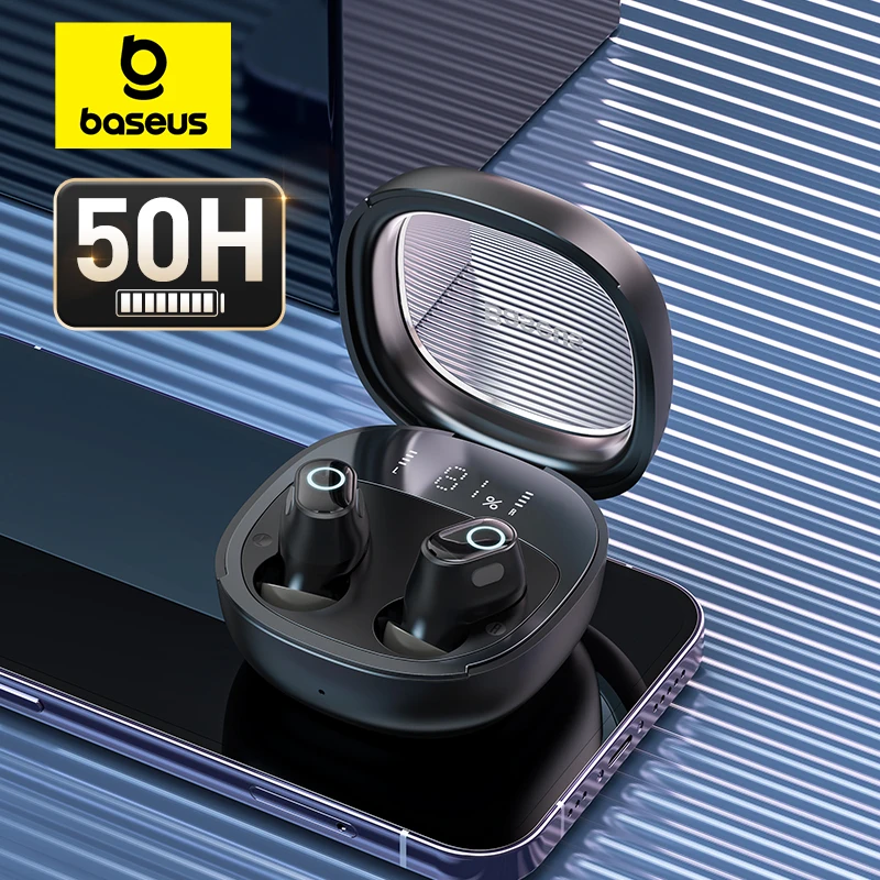 Baseus WM02 Plus Wireless Earphones TWS Bluetooth 5.3 Headphones,Comfortable Wear,50 hours Long Battery Life,LED Digital Display
Baseus WM02 Plus Wireless Earphones TWS Bluetooth 5.3 Headphones,Comfortable Wear,50 hours Long Battery Life,LED Digital Display