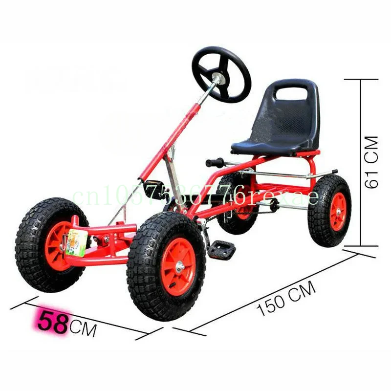 16 Inch Inflatable Wheel, Can Load 120KG Pedal Go Kart for Teens Above 10 Ages, Adult Go-kart with Hand Brake,
16 Inch Inflatable Wheel, Can Load 120KG Pedal Go Kart for Teens Above 10 Ages, Adult Go-kart with Hand Brake,