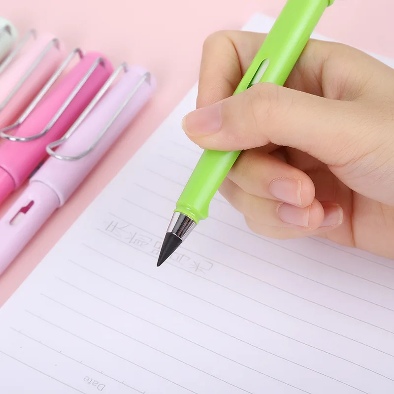 Solid Color Infinity Pencil for Children Writing Pencil Free of Sharpening Office Gadgets Stationery Supplies Teacher Gift
Solid Color Infinity Pencil for Children Writing Pencil Free of Sharpening Office Gadgets Stationery Supplies Teacher Gift