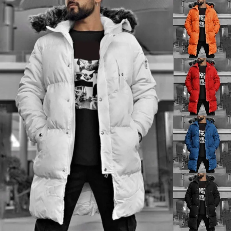 Lugentolo Winter Coat for Men Hooded Zipper Warm Long Jacket Single-breasted Pocket Casual Solid Coat
Lugentolo Winter Coat for Men Hooded Zipper Warm Long Jacket Single-breasted Pocket Casual Solid Coat
