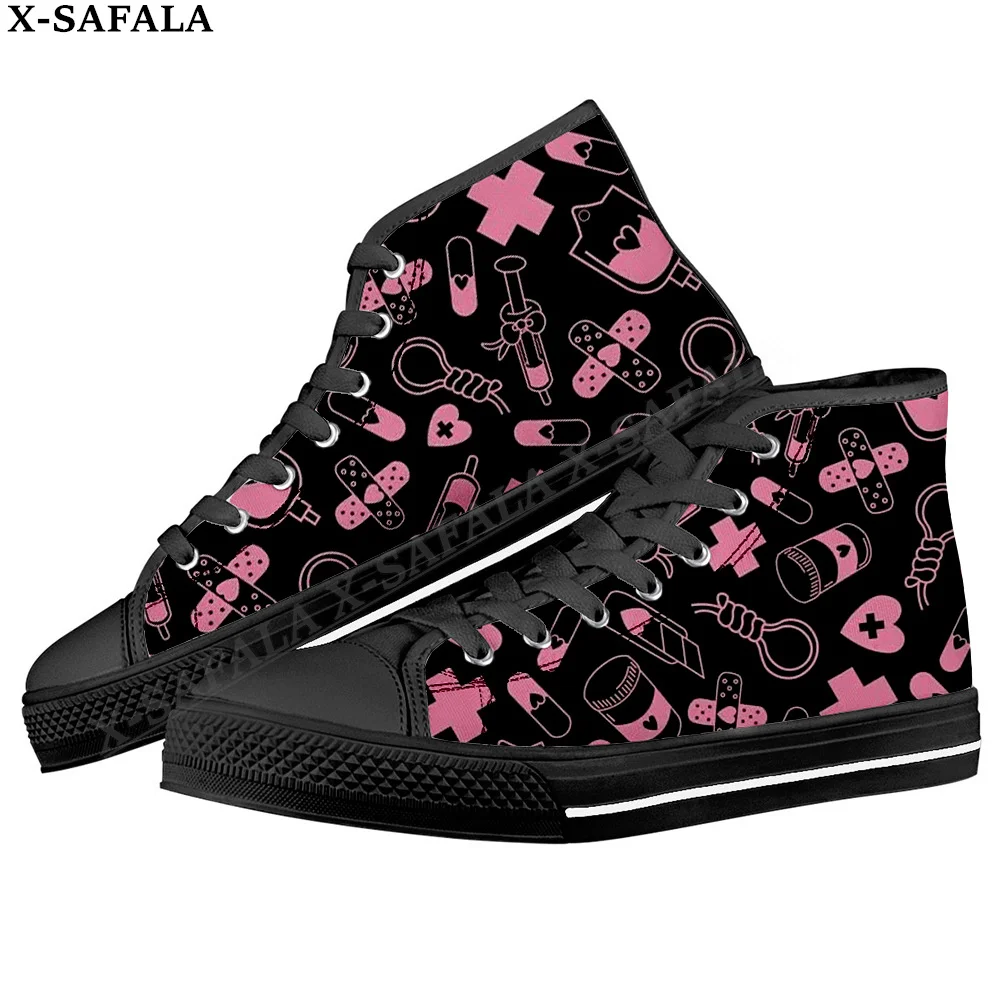 Cartoon EMS EMT Nurse Men Vulcanized Sneakers High Top Canvas Shoes Classic Brand Design Men Flats Shoes Lace Up Footwear-2
Cartoon EMS EMT Nurse Men Vulcanized Sneakers High Top Canvas Shoes Classic Brand Design Men Flats Shoes Lace Up Footwear-2