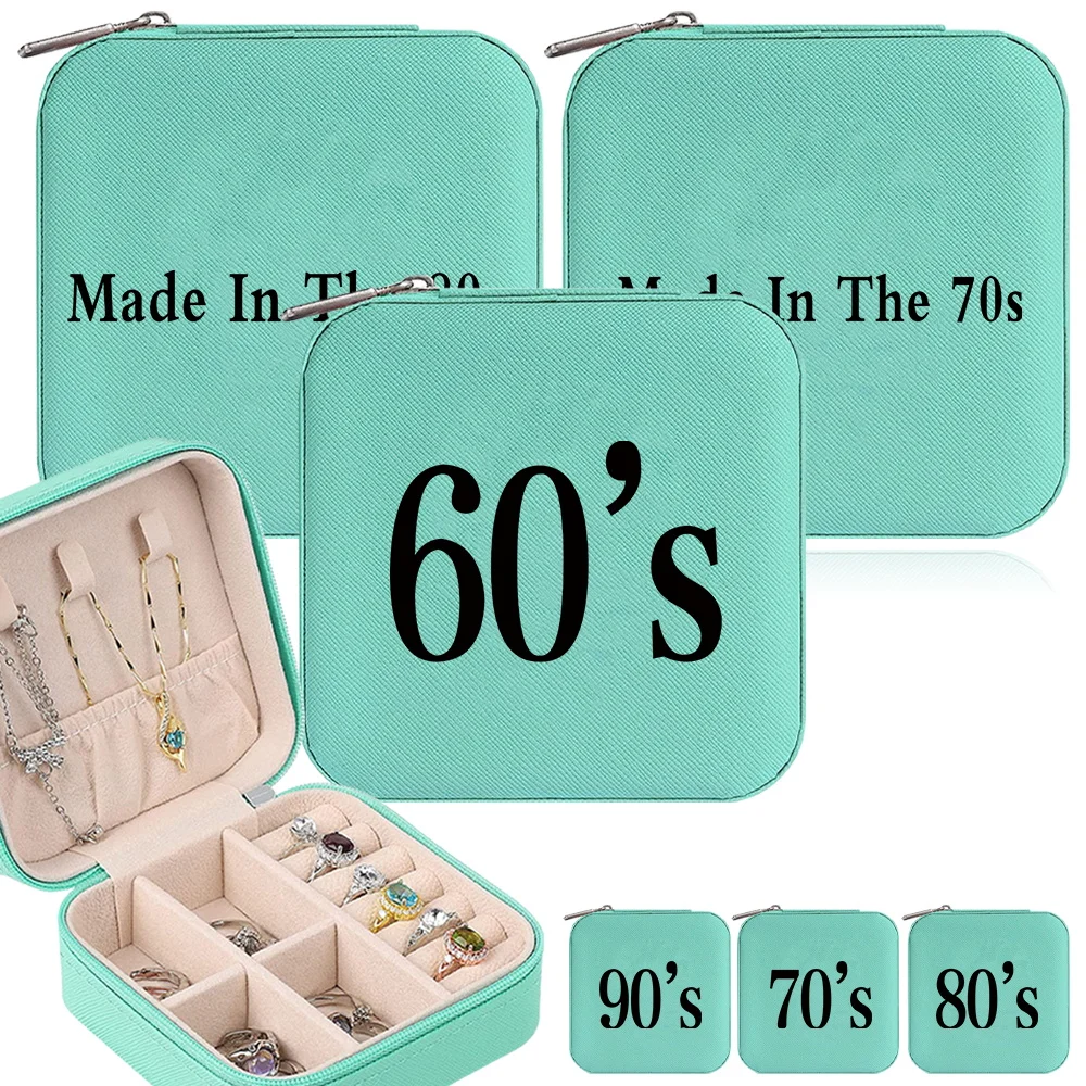 Portable Jewelry Storage Box Travel Necklace Ring Organizer Boxes New Zippered Women's Jewels Case Years Pattern
Portable Jewelry Storage Box Travel Necklace Ring Organizer Boxes New Zippered Women's Jewels Case Years Pattern