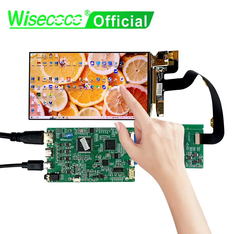 

Wisecoco OLED дисплей 5,5 дюймов AMOLED 1920x1080 сенсорный экран On-Cell для камеры Raspberry Pi4 PS5 ТВ-приставки игровая консоль 60 Гц